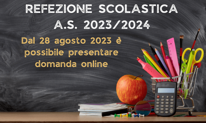 REFEZIONE SCOLASTICA A.S 2023-2024
